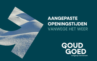 9 januari: aangepaste openingstijden en sluiting vanwege het weer