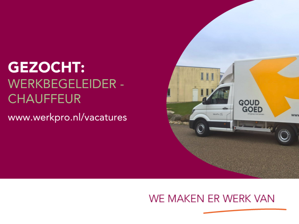 werkbegeleider chaffeur vacature goudgoed appingedam
